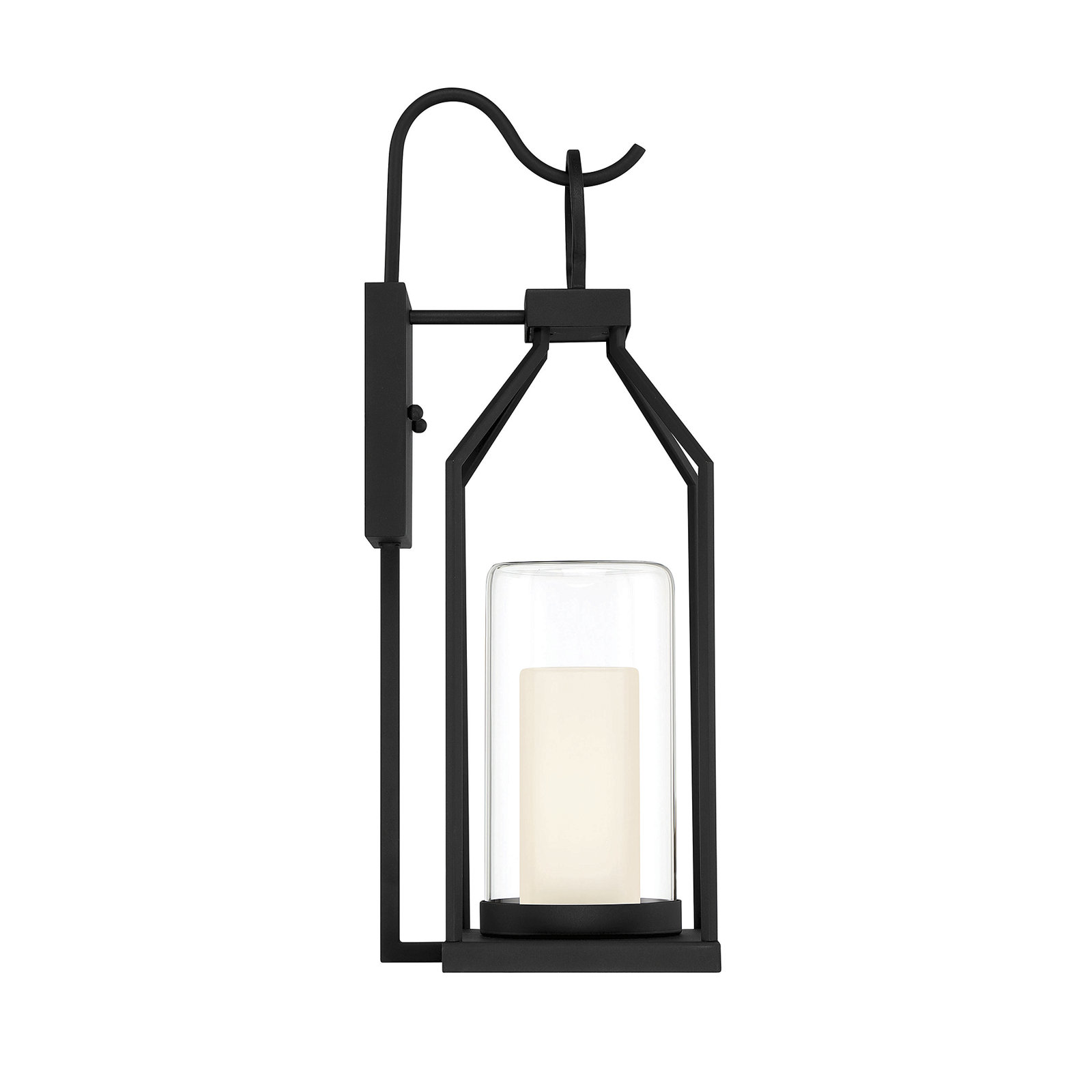 Juliann Outdoor Wall Lantern, 21" H x 6.5" W x 8" D