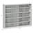 5-Tier Display Cabinet, Glass Display Case With 2 Doors And Adjustable Shelves, Wall-Mounted, Grey-679241157