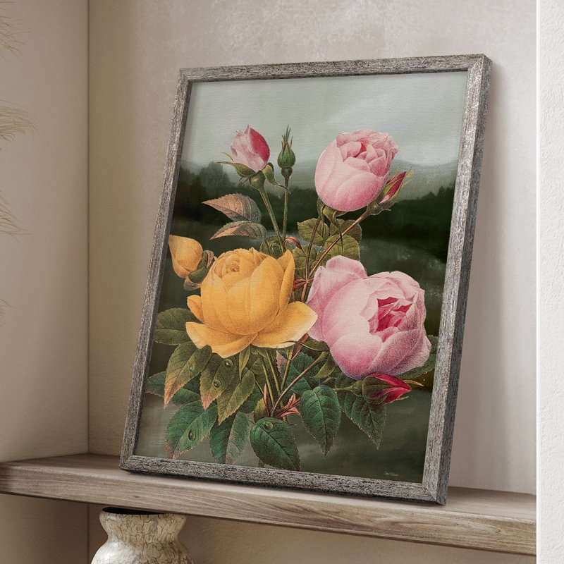 «Botanical Landscape II», reproduction encadrée - bois massif, H 21 po x l 17 po