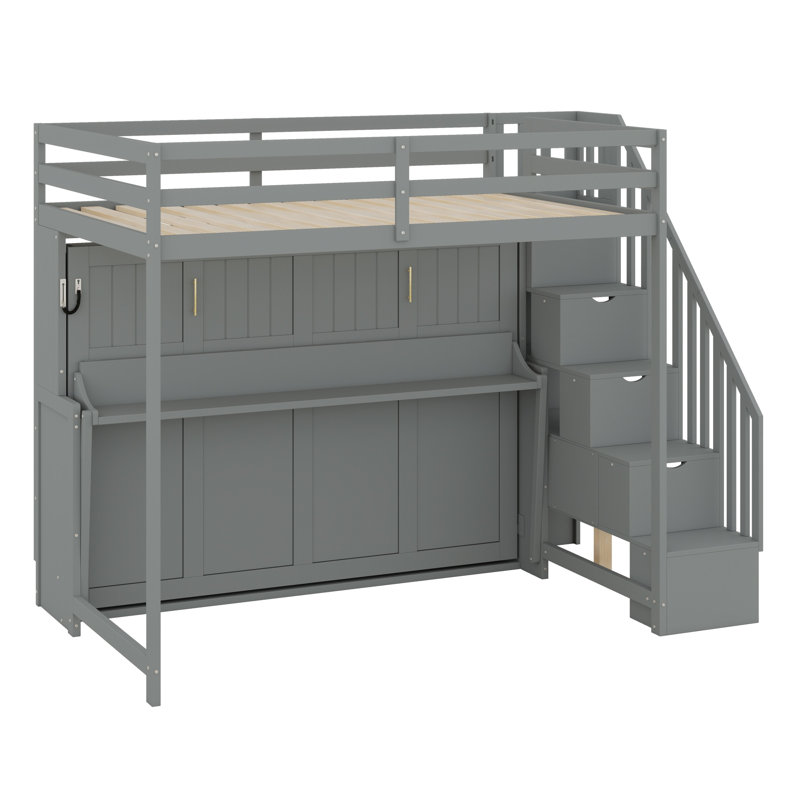 Space Saving Murphy Bed Featuring Loft Bed Modes