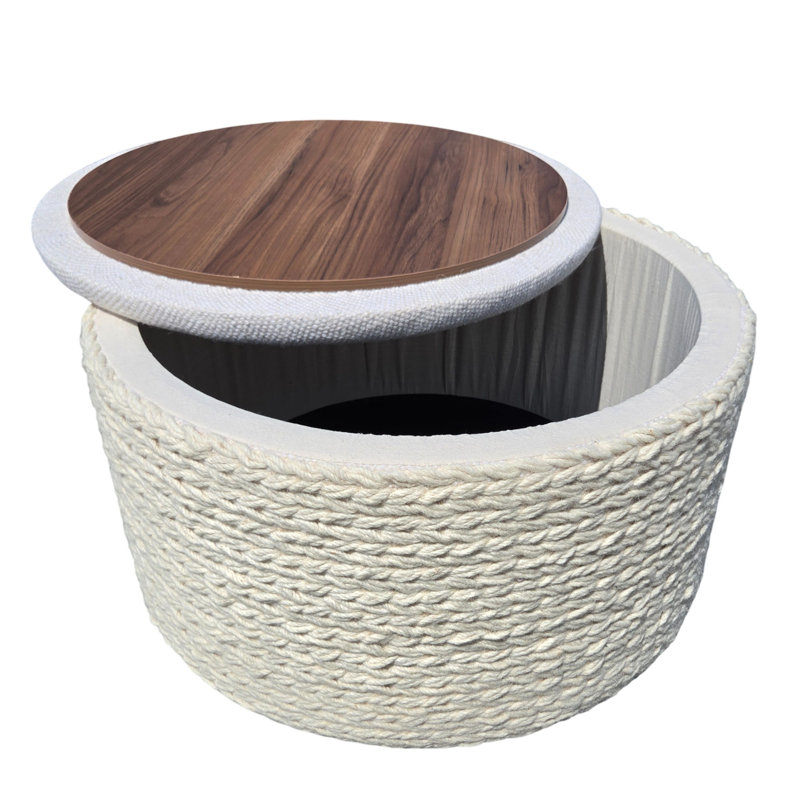 Repose-pieds Penelope 30 x 30 x 18, Corde