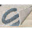 Tapis abstrait crème / sarcelle Jenna-793210606