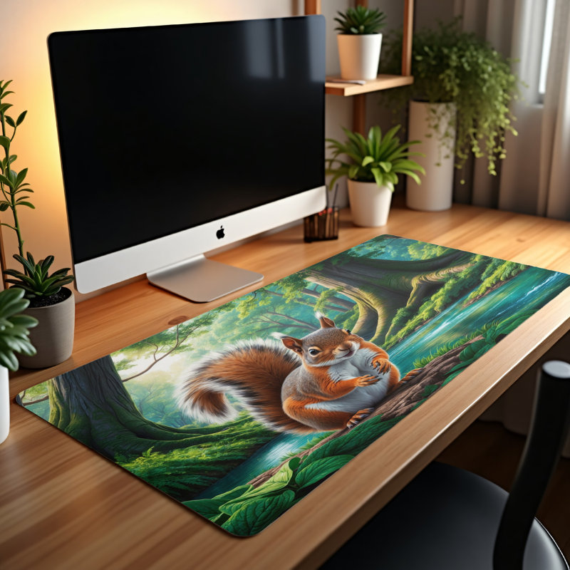 Polyester Desk Pad, 31.5x15.5