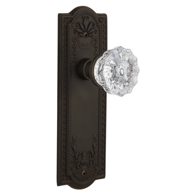 Meadows Plate with Crystal Door Knob
