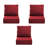 Outdoor Cushions For Patio Furniture,Outdoor Seat Cushion Set 24 X 24 X 6 Inch,Waterproof & Fade Resistant Outdoor Chair Cushions,Deep Patio Chair Cushion With Removable Cover-391091045