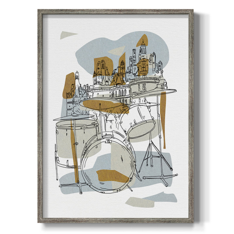 Rehearsal IV Framed Print - Solid Wood, 11" H x 9" W