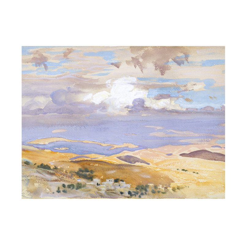 «Sargent Mountainous Landscape III» sur, H 18 po x l 18 po