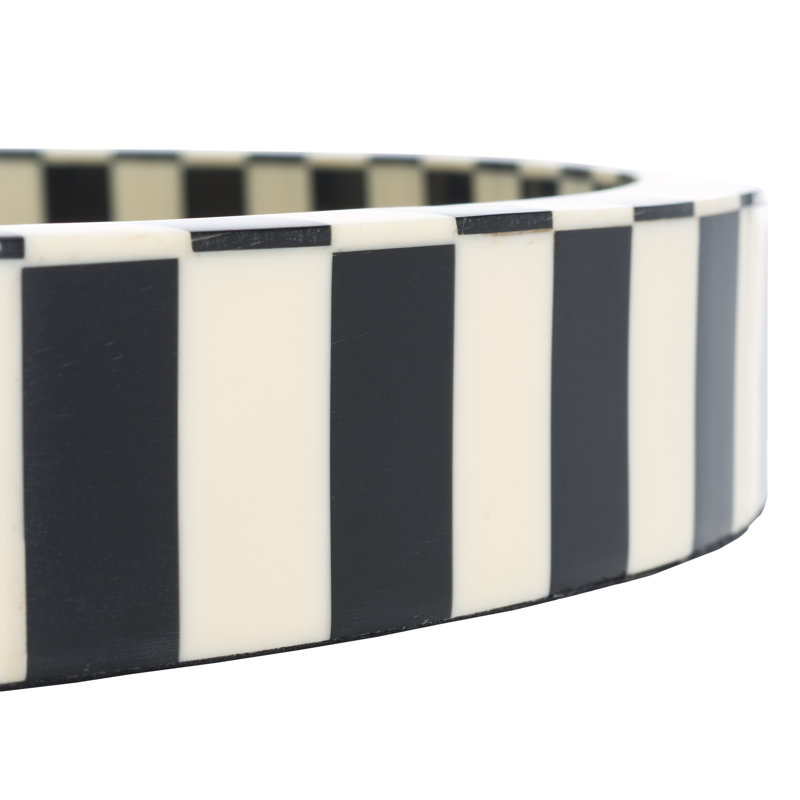 Charli Resin/Mdf Circle Tray
