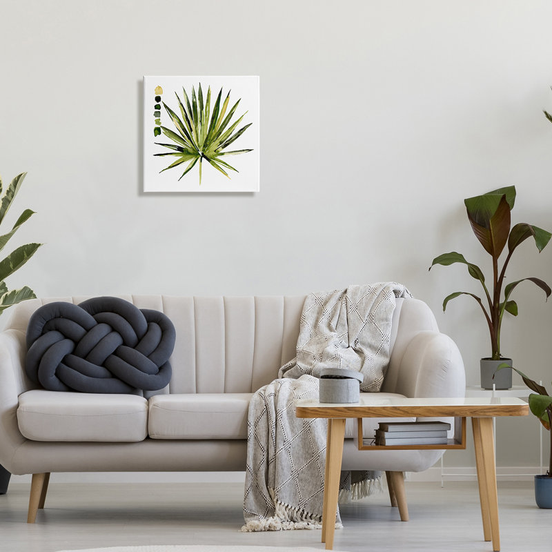 Plante grasse aloès, Plaque murale, H 17 po x l 17 po x P 1,5 po
