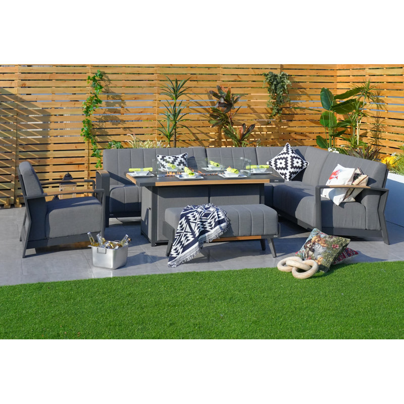 Stills 7 - Person Patio Conversation Set with Cushions