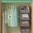 Hanging Closet Organizer 4 Tier, Non-Woven Fabric Storage Shelves with Collapsible Baskets, Space-Saving Hanging Organizer for Bedroom, Dorm, RV, Beige/Grey, 2 Pack-37191326