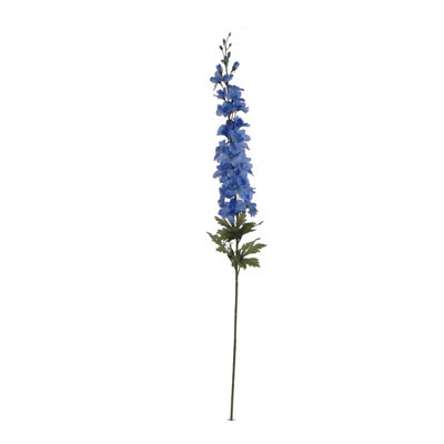 Tige de 37 pouces bleu Delphinium, faux floral pour arrangements de vase et décoration intérieure