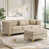 Similicuir beige / blanc est en rupture de stock