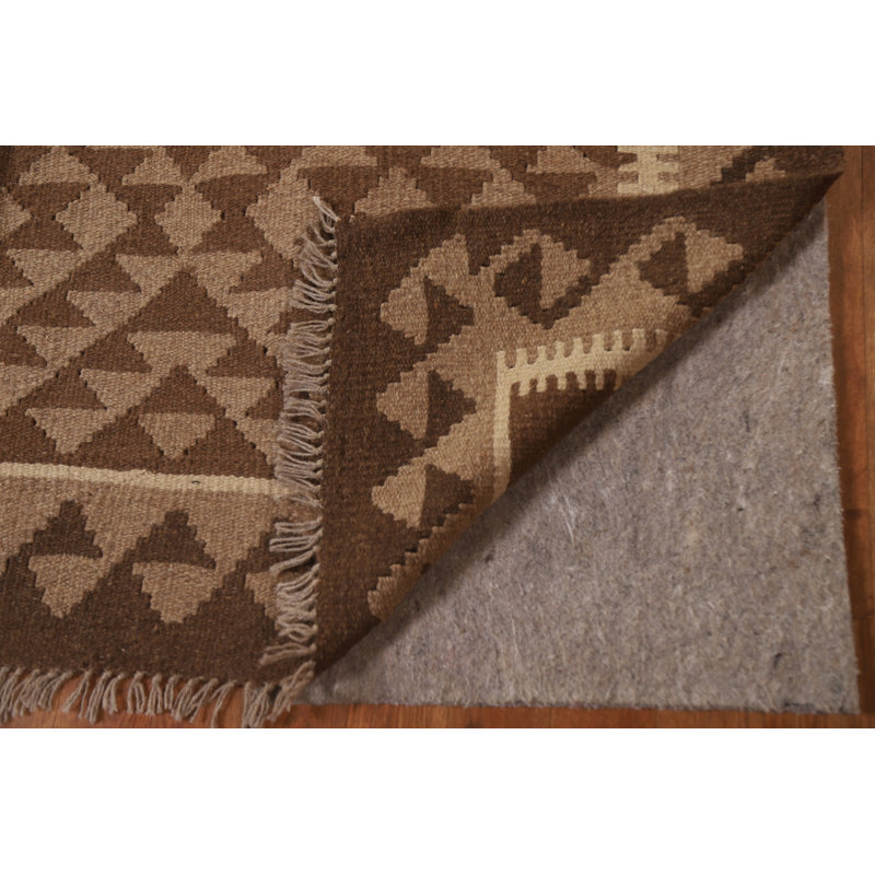 Tapis oriental en laine tissé à la main Kilim 5 x 8 po