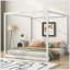 Lit plateforme à baldaquin avec pieds de support-2001547683-2001547682