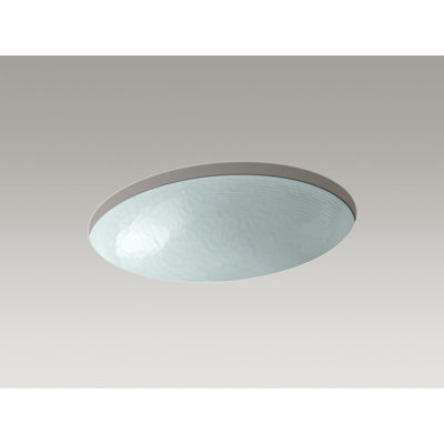 Whist Oval Glass Undermount Bathroom Sink
