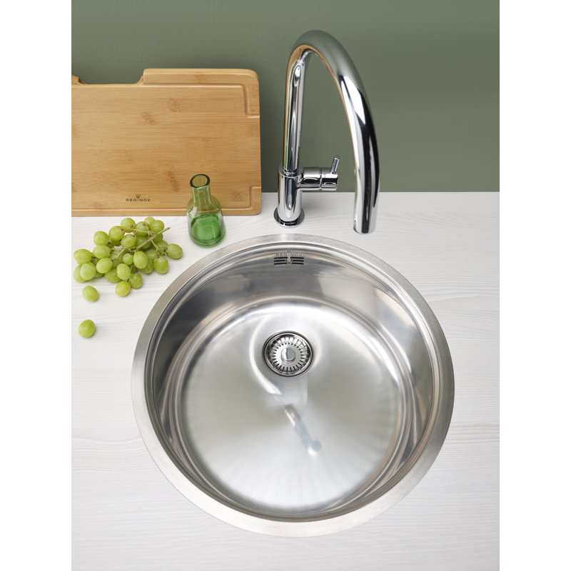 44cm x 44cm Single Bowl Kitchen Sink