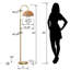 Lampe sur pied 64 po Coastal Rattan