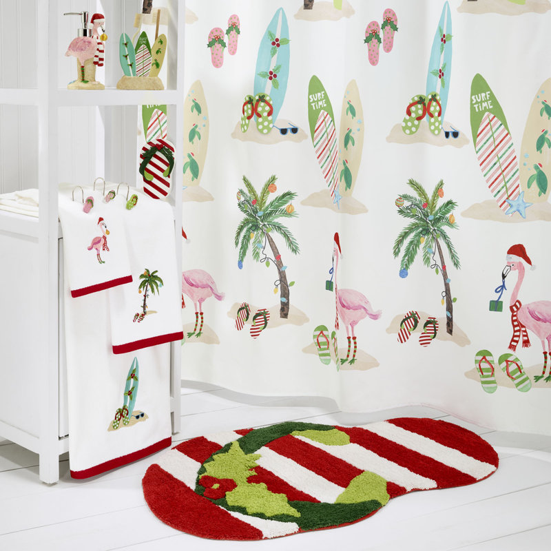 Flamingo Jingle Bath Bathroom Accessory