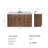 Tidworth 66'' Solid Wood Single Bathroom Vanity with 1.5'' Carrara Marble Top-119088804-121089479