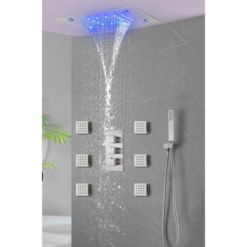 Thermostatic All-In-One Kit with Rough in-Valve