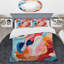Ensemble de housse de couette Colorful Liquide Abstract-101241588