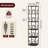 5-tier 360° Rotating Bookcase, Storage and Display Spinning Bookshelf ,360°Swivel Narrow Space-Saving Design-525190846-527988849