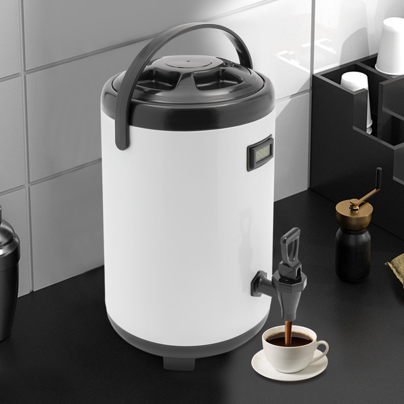 Distributeur de boissons chaudes et froides 2,64 gallons, Blanc