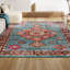 Tapis bleu / rouge Lathan Bohemian FLAIR Boho-1089744845