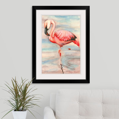 Pink Flamingo " Pink Flamingo II " by Jennifer Goldberger