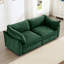 Chenille 2 places avec croissant et tiroirs de rangement pour les petits espaces contemporains et confortables-310643800