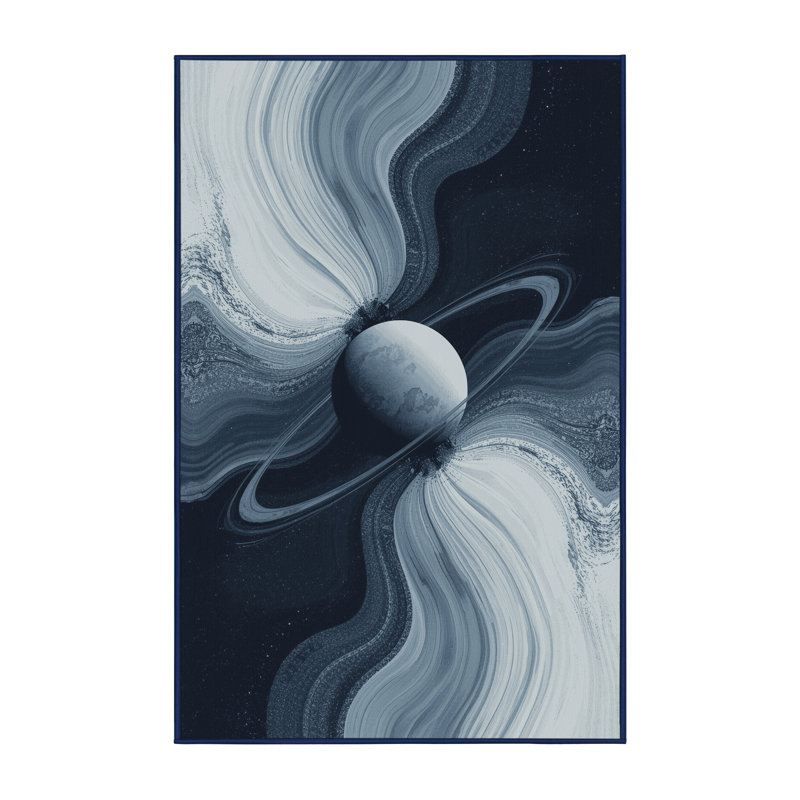 Tapis gris moderne et contemporain lavable à la machine Pavle, 2x5