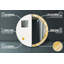 Huldar Glass Flat Wall Mirror