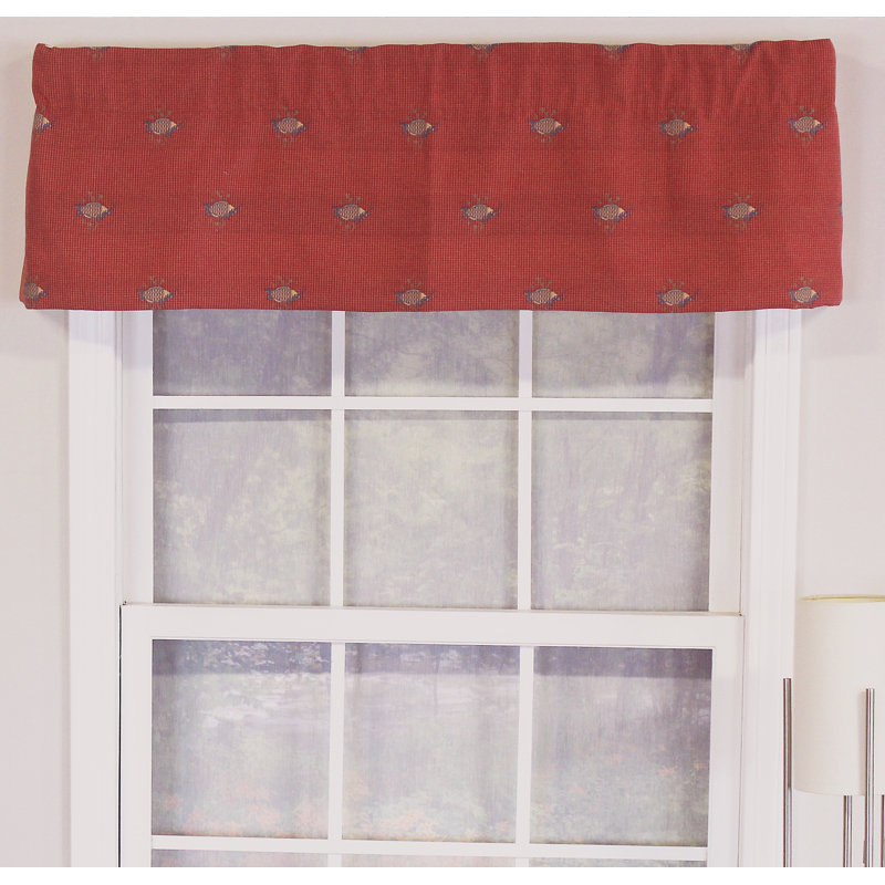 Cotton Tailored Window Valance