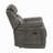 Classic Brownish 1Pc Reclining Chair Plush Comfort Pillow-Top Arms Vertical Tufting Solid Wood Transitional Living Room Furniture