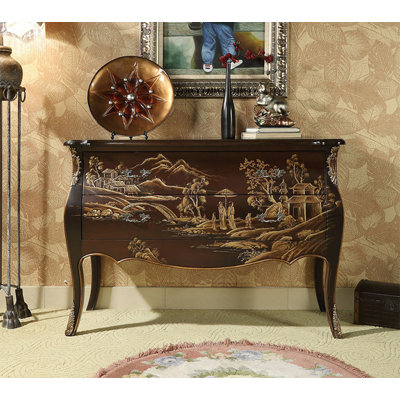 American retro painted entrance cabinet