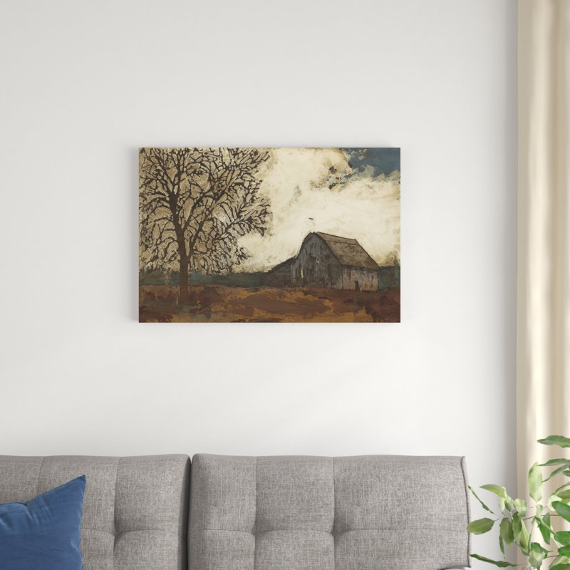 " Erstwhile Barn II " Painting Print, 20" H x 30" W x 1.25" D