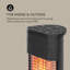 Stainless Steel Electric Standing Patio Heater-62757928