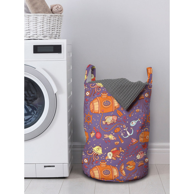 Fabric Laundry Bag with Handles
