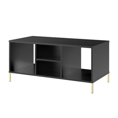 Sihi Coffee Table With Shelves, Spacious Living Room Centerpiece, Stylish Design, Storage, Furniture