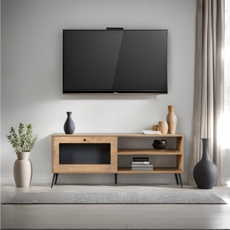 Keikei Unfinished TV Stand for TVs up to 60"