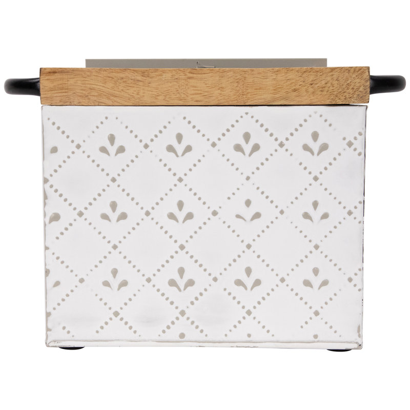 Metal Square Flatware Caddy