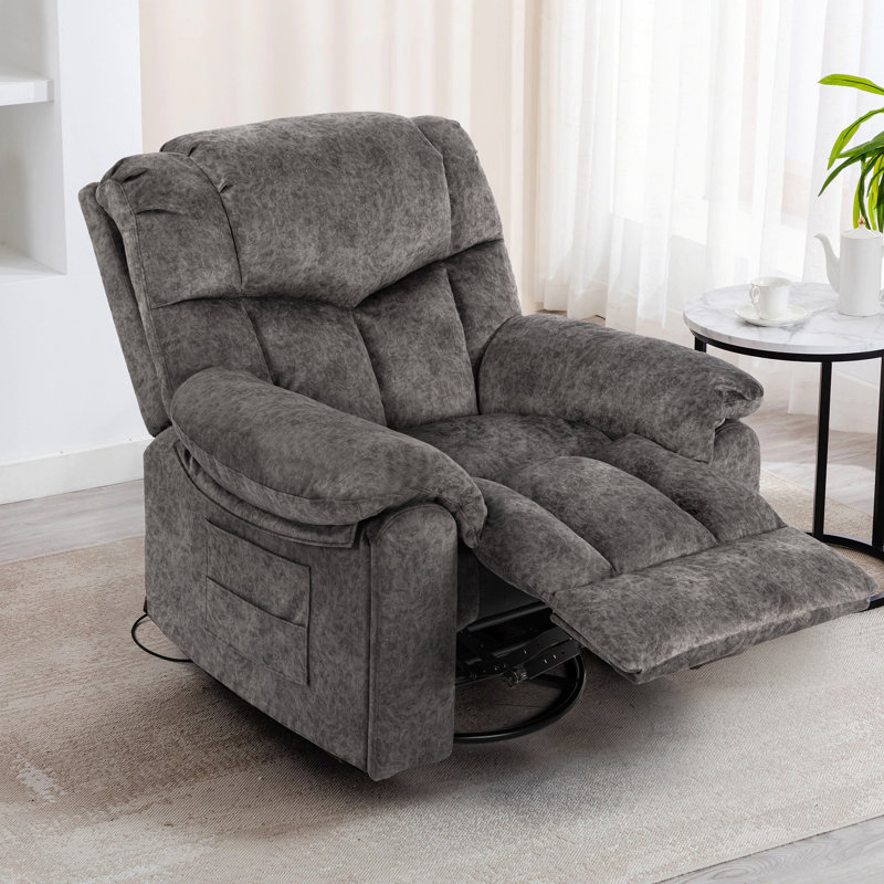 Fauteuil inclinable pivotant et berçant, Gris