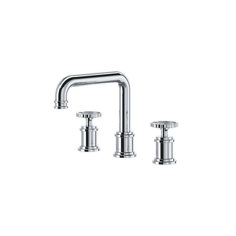 Armstrong Widespread Lavatory Faucet With U-Spout, Polished Chrome