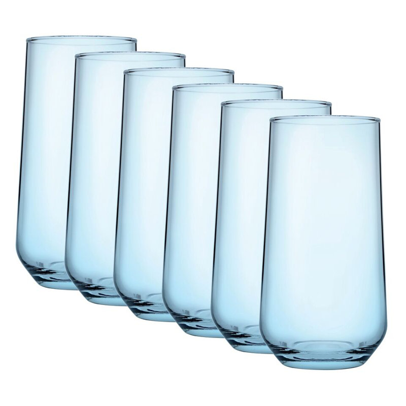 Atanya 15.8926ml Drinking Glass Set, Blue