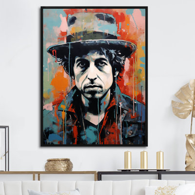 Dylan In Denim Portrait I - Portrait, reproduction d'art sur toile_105756