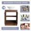 Meuble-lavabo simple avec plateau de meuble-lavabo 23,67 po Qailah