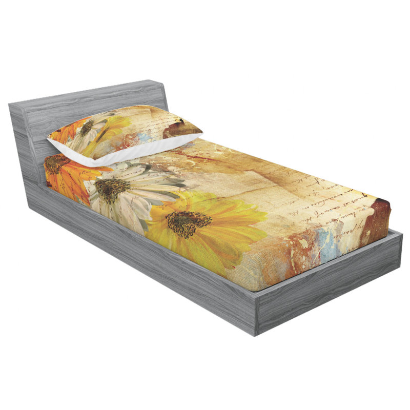 Microfiber Sheet Set, Twin XL Sheet Set with Fitted Sheet