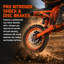 Moto électrique tout-terrain 3200 W pour adultes, batterie au lithium 48 V 21 Ah