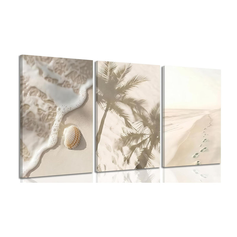 3 Piece Wrapped Canvas Wall Art
